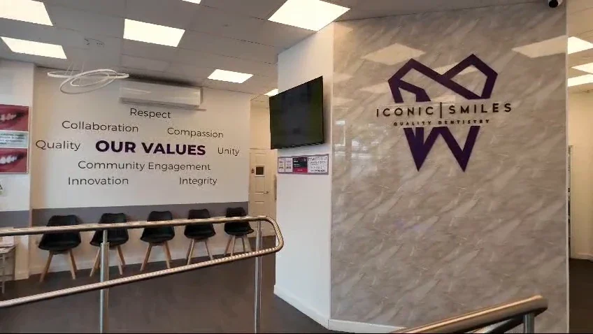 An Iconic Smiles dental practice and welcoming care environment
