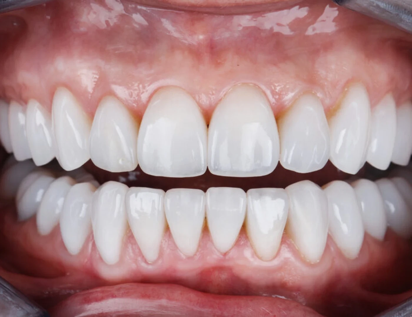 Close-up photograph of a bright, naturally balanced smile