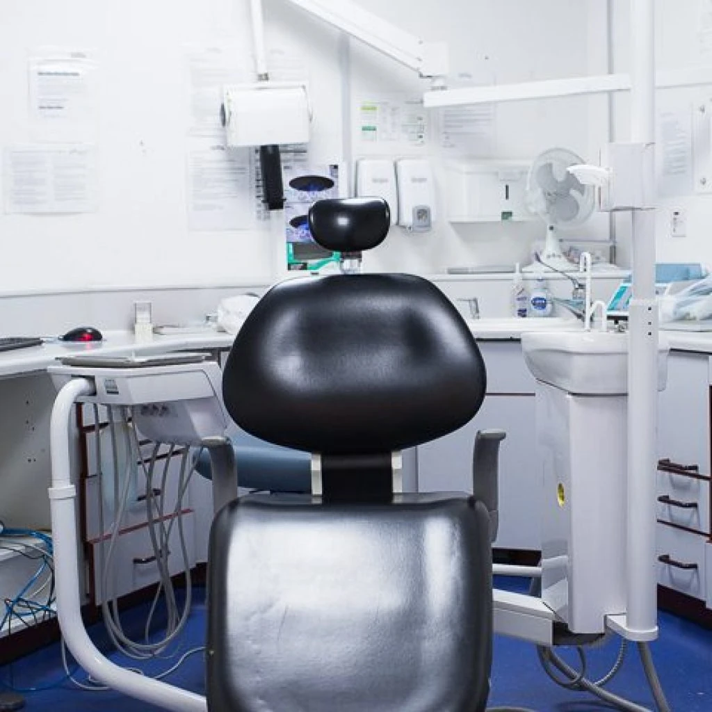Treatment room shown in the Iconic Smiles Cheshunt practice listing